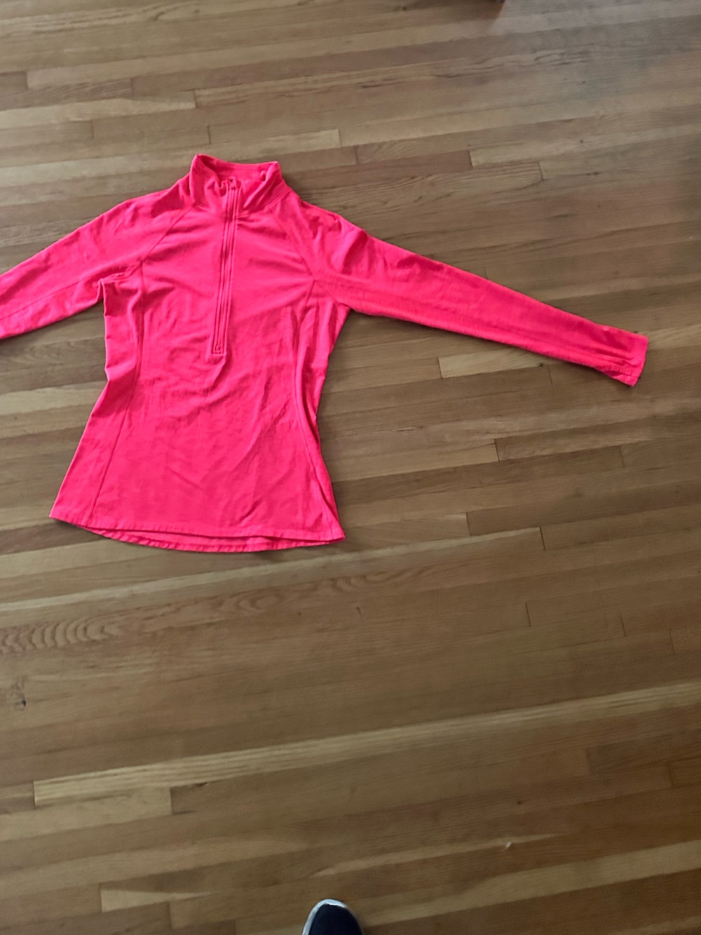 Under Armour Neon Pink Half-Zip Performance Top